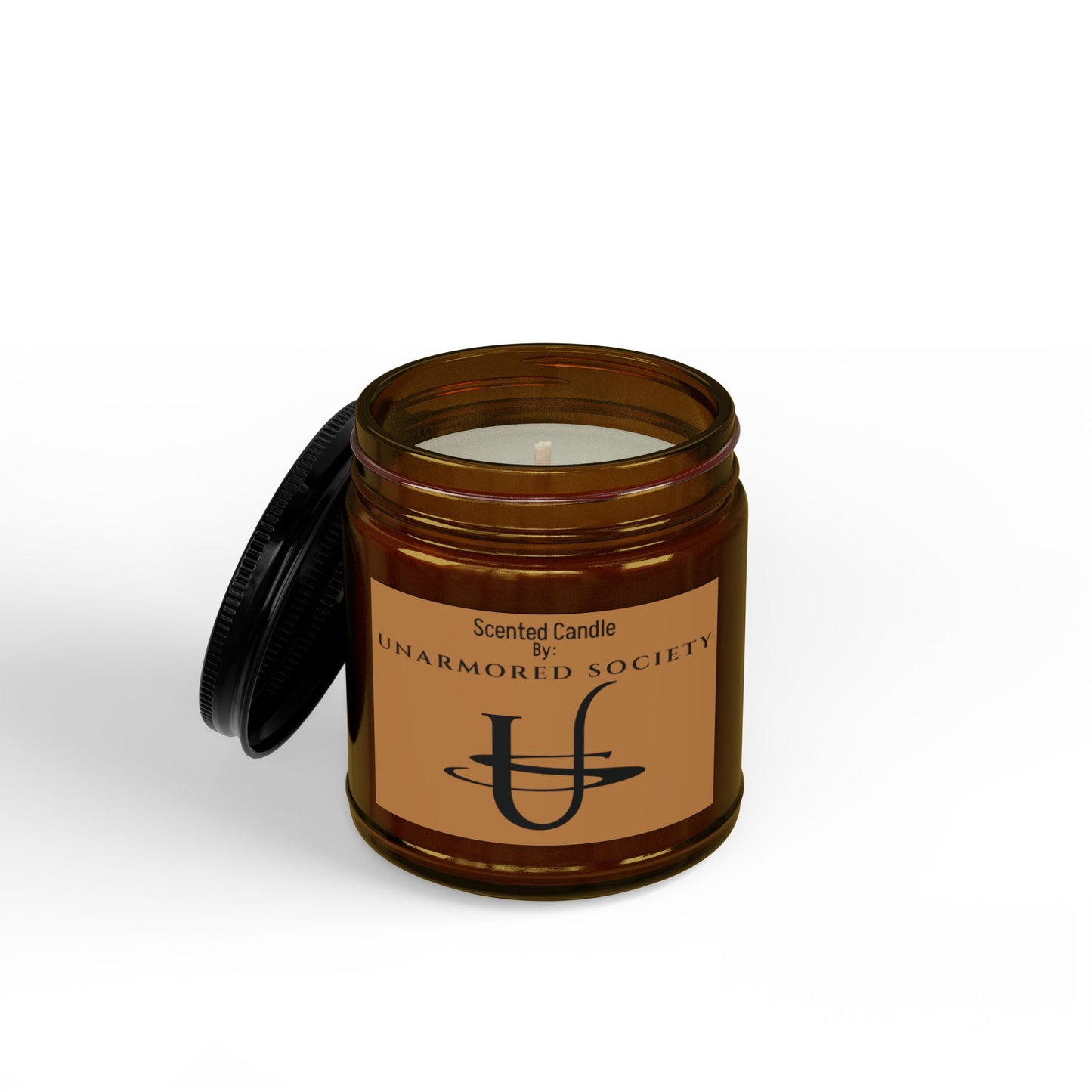Scented Soy Candle (4oz & 9oz) — Jar with Black Lid