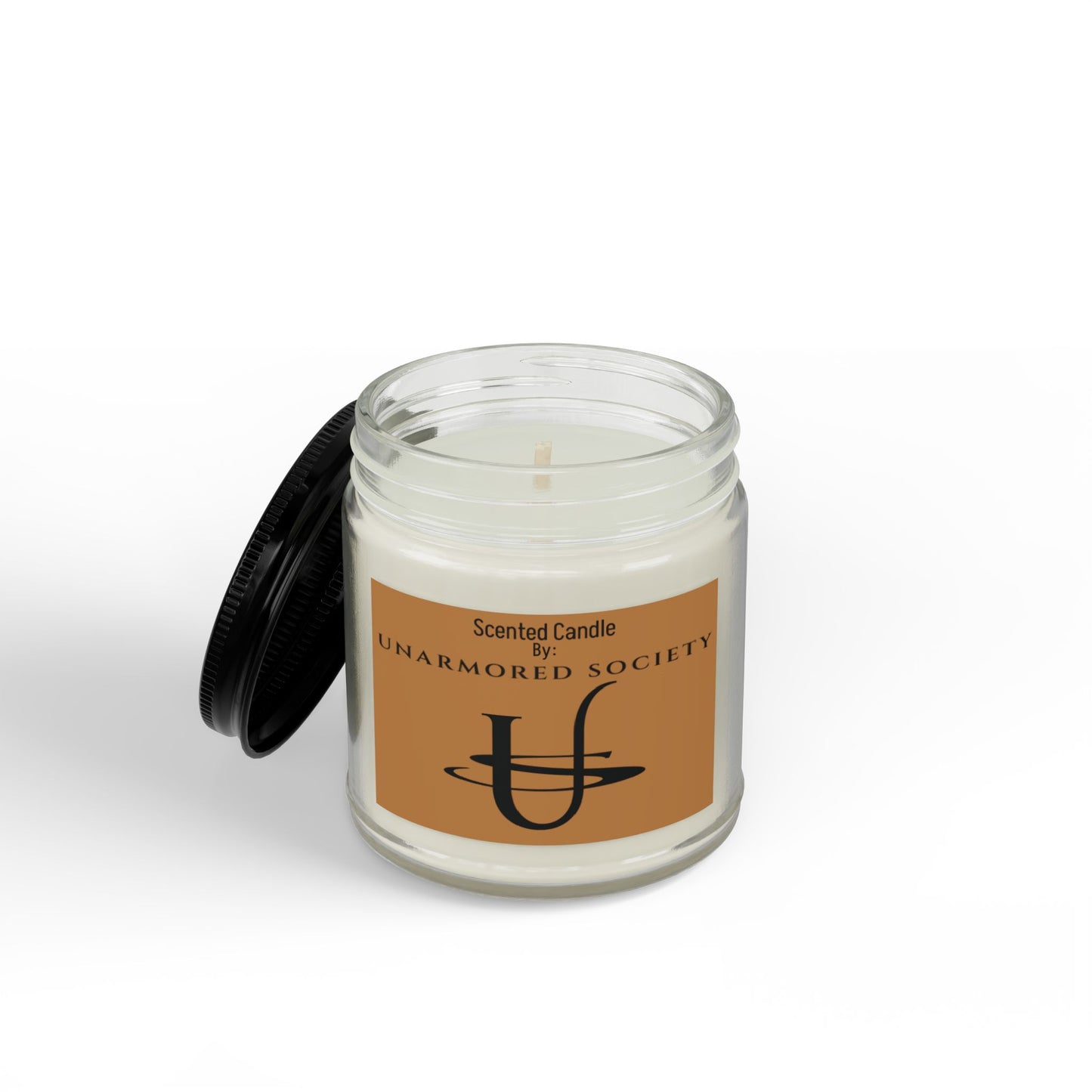 Scented Soy Candle (4oz & 9oz) — Jar with Black Lid
